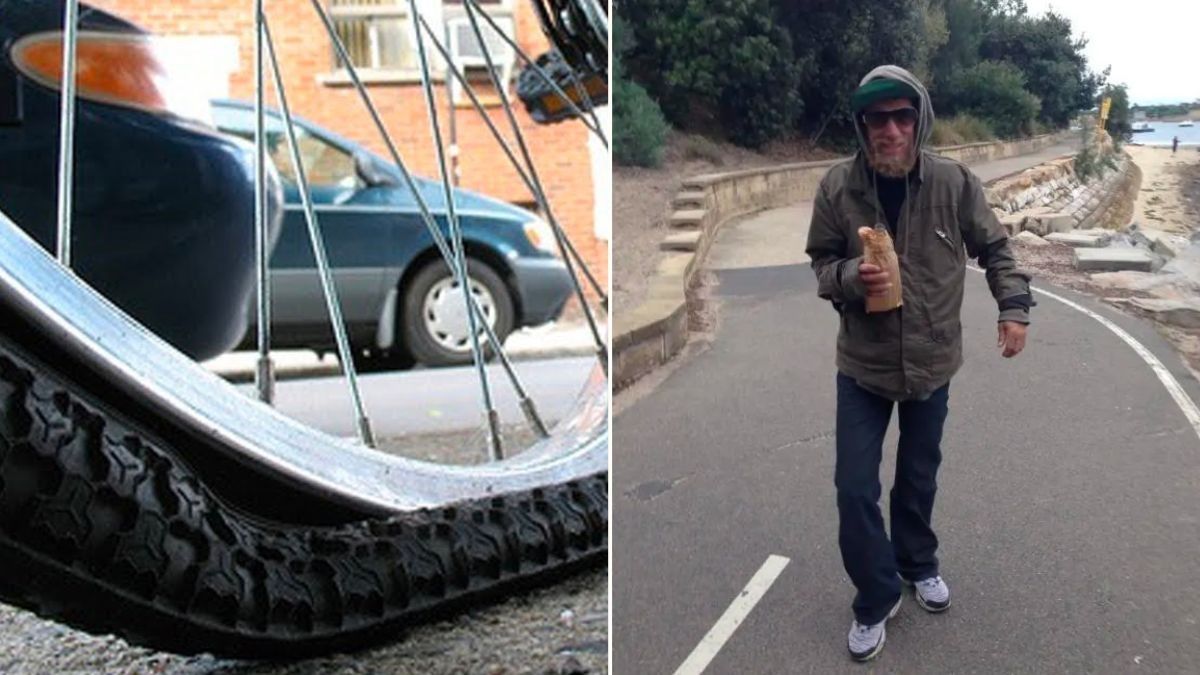 Homeless Man Saw Bicyclist With a Flat Tire – What He Did Next Taught the Man a Lesson in Humanity