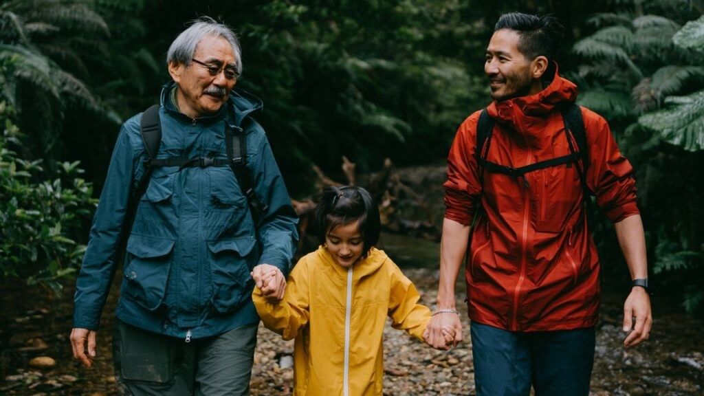 three generation family