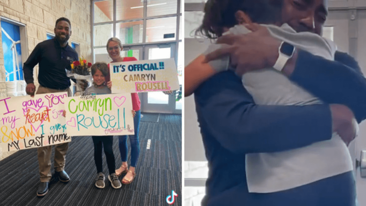 Devoted Husband Surprises Stepdaughter By Proving He Is Here To Stay