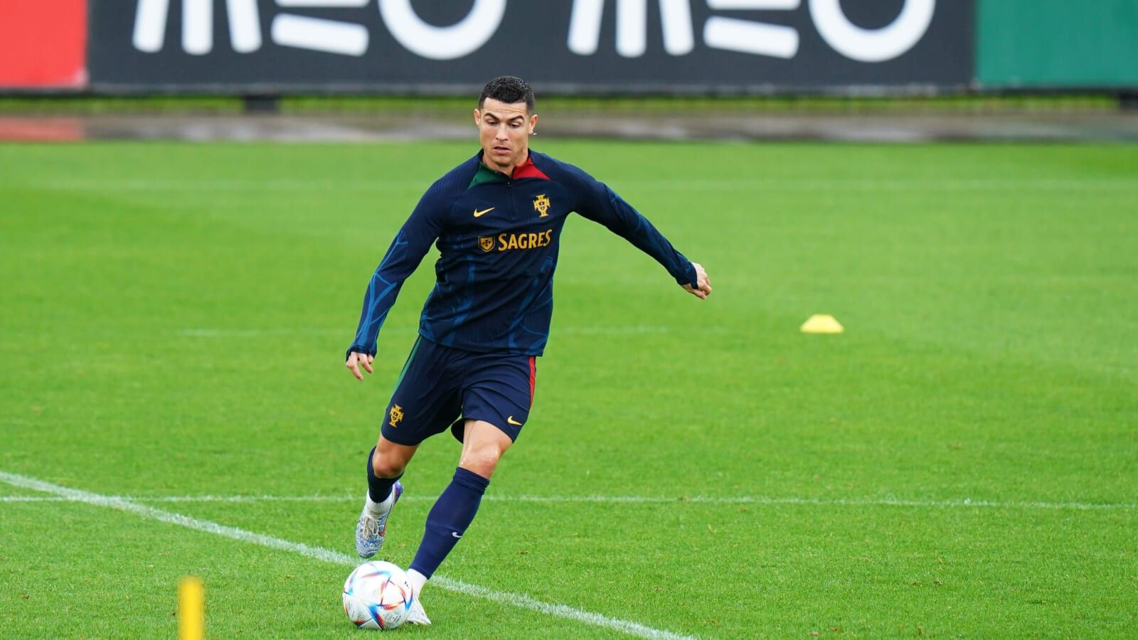 man playing football