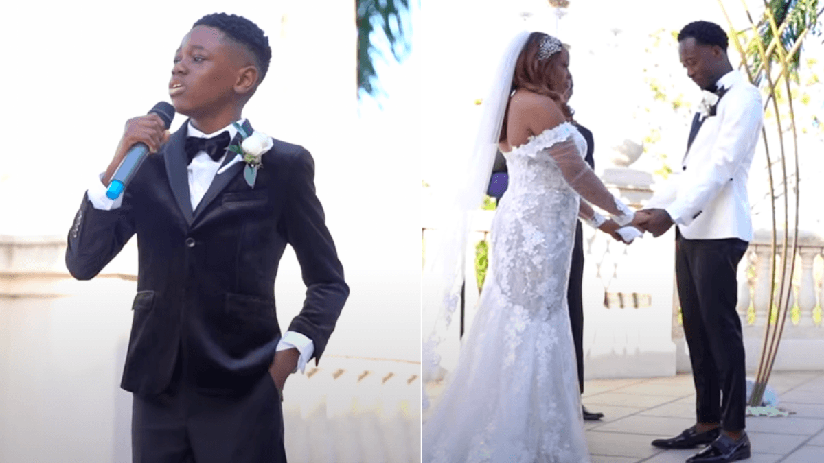 Boy Sings Solo at His Parents' Vow Renewal Ceremony  And Brings Viewers Across the World to Tears
