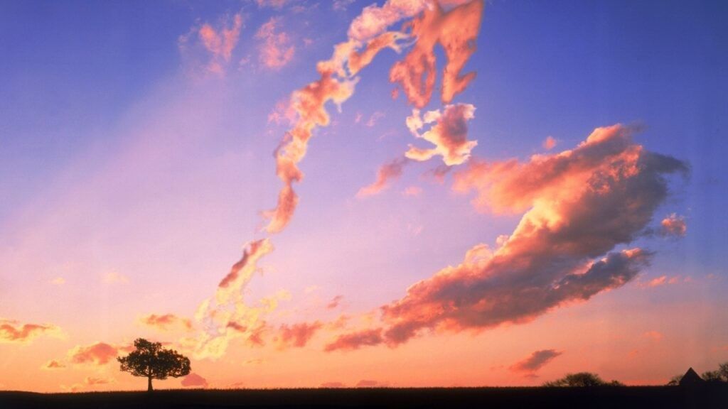 where has the love gone heart shape clouds