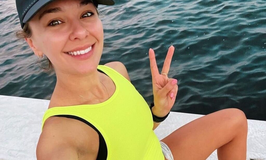 young woman in lululemon