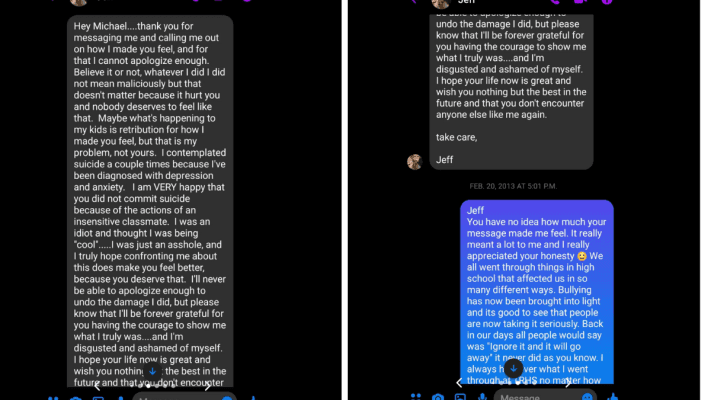 facebook messenger screenshots