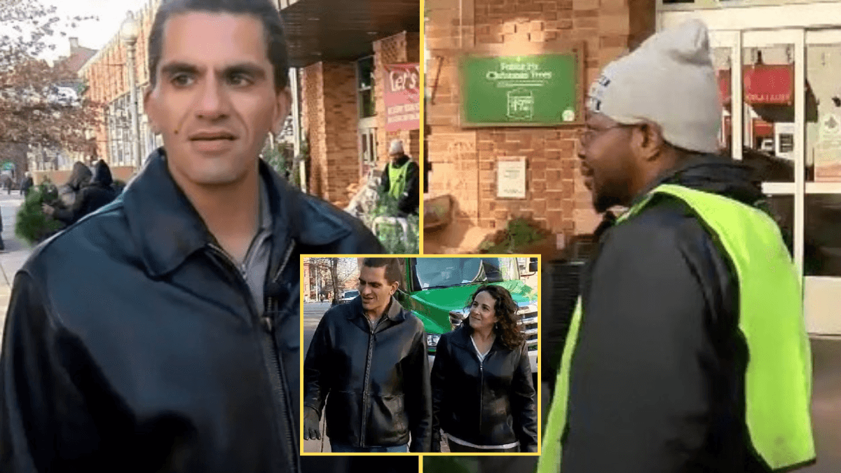 Couple Passes by Homeless Man Who Has Lived on the Streets for 3 Years - Decide to Give Him a Christmas Hell Never Forget