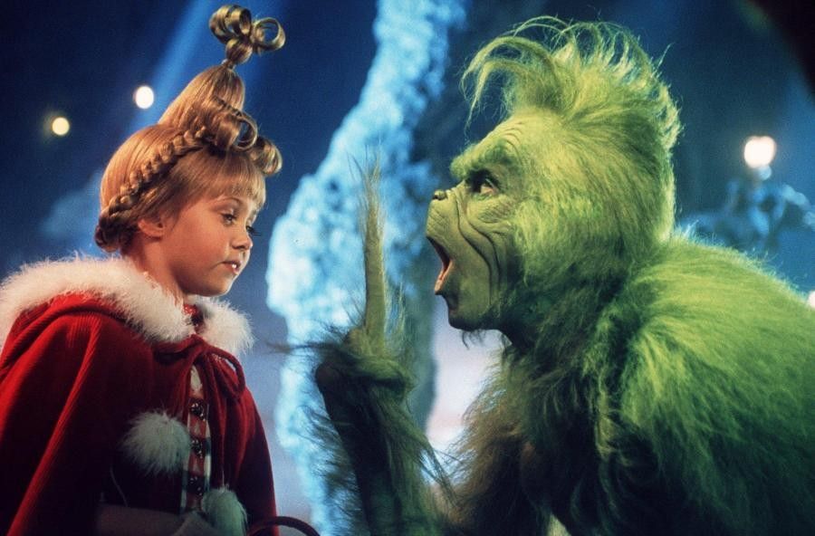 Dr Seuss Characters Cindy Lou Who and The Grinch</p><p>