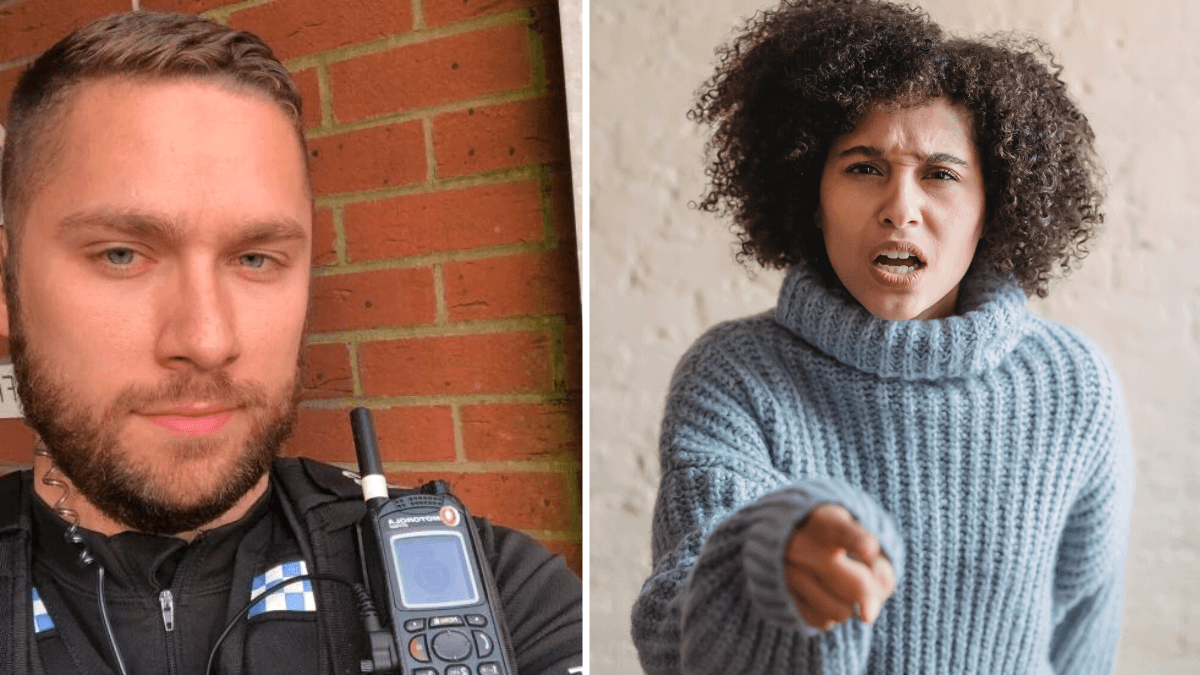 Woman Shames Police Officer for “Stuffing His Face” With Burger King During Work - His Comeback Goes Viral