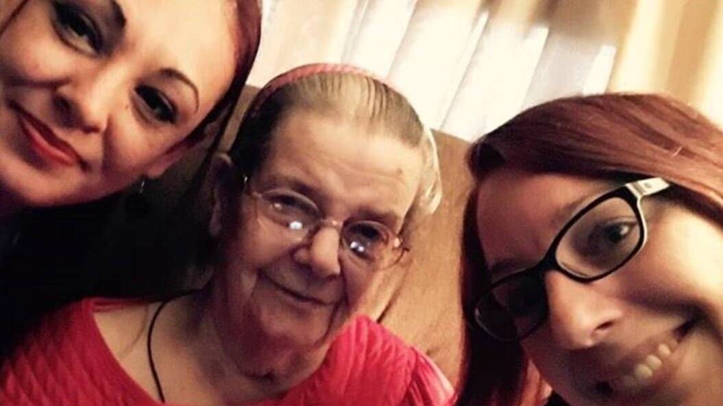 two women with an elderly woman