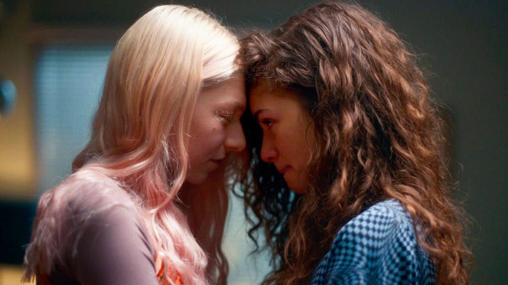 Rue and Jules get intimate in Euphoria
