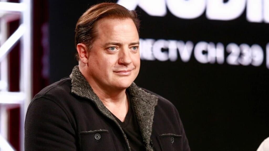 Brendan Fraser during an interview.