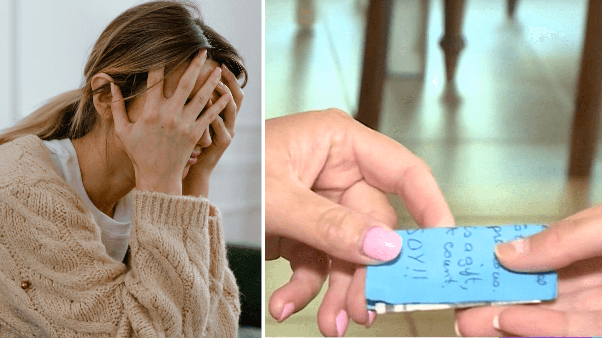 Mom Nearing a Meltdown Struggles With Her Kids - Then, a Stranger Hands Her a Note That Brings Her to Tears