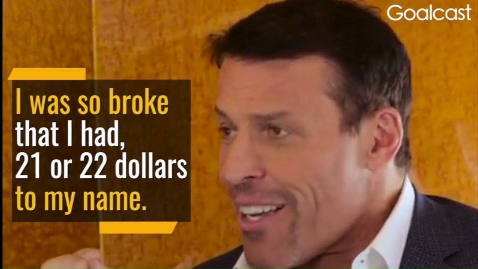 Tony Robbins: I Was Broke