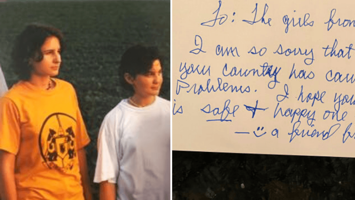 Refugee Sisters Get Mysterious Envelope from a Stranger on a Flight - What They Find Inside Changes Their Life