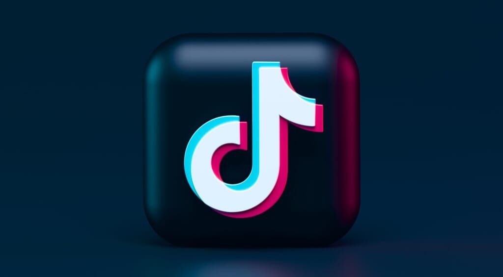 tiktok logo close up