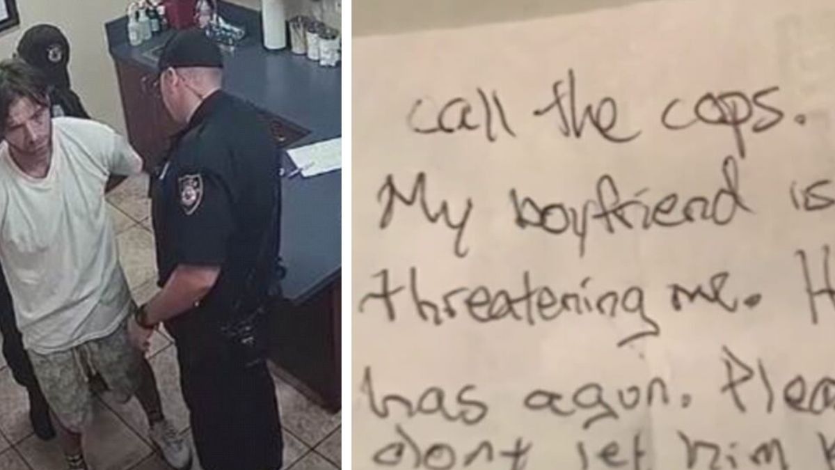 Alert Vet Receptionist Helps Woman Escape Violent, Gun-Toting Boyfriend