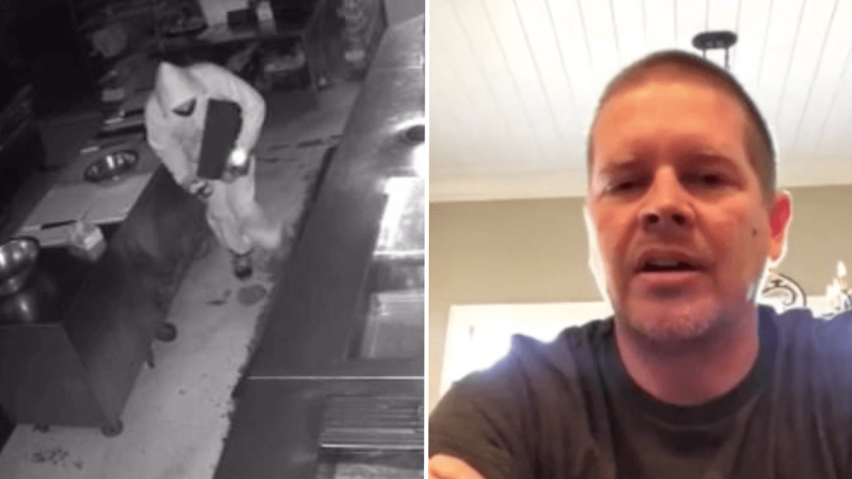 Man Finds Out a Thief Has Broken Into and Stolen From His Restaurant - His Unexpected Reaction Goes Viral