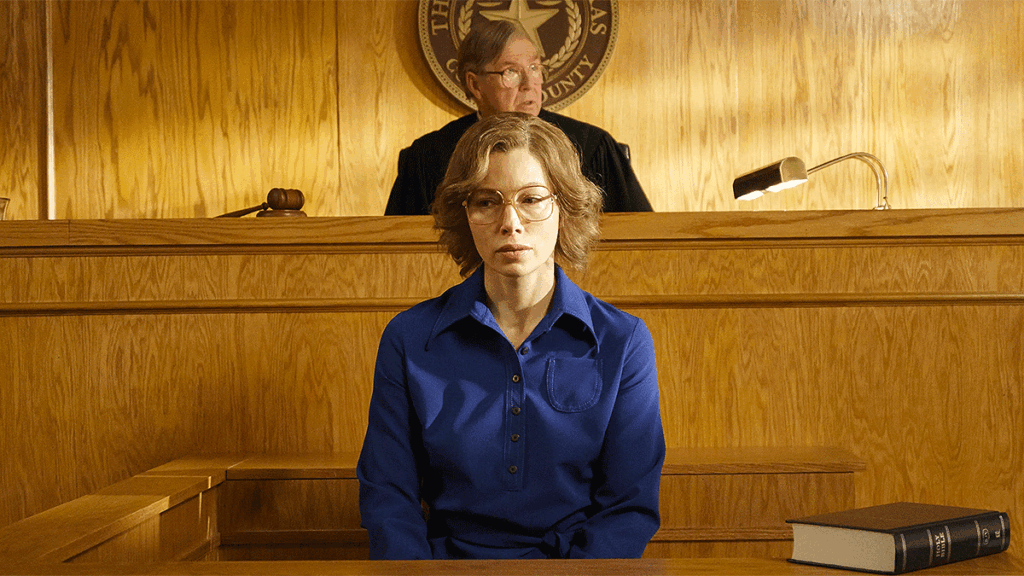 Jessica Biel as Candy Montgomery in Hulu