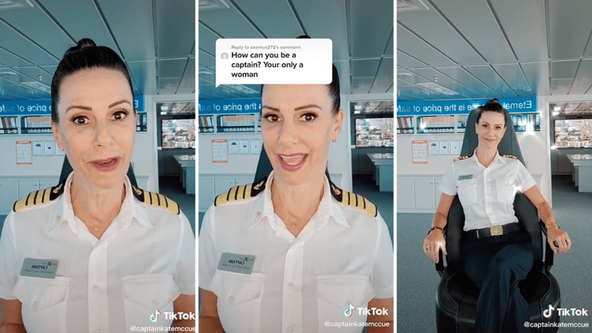 Man Says Women Can't Be Captains - Captain Instantly Shoots Him Down