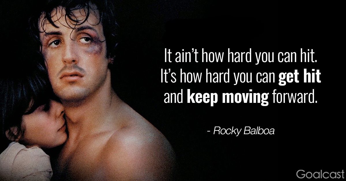 Rocky quote - It ain