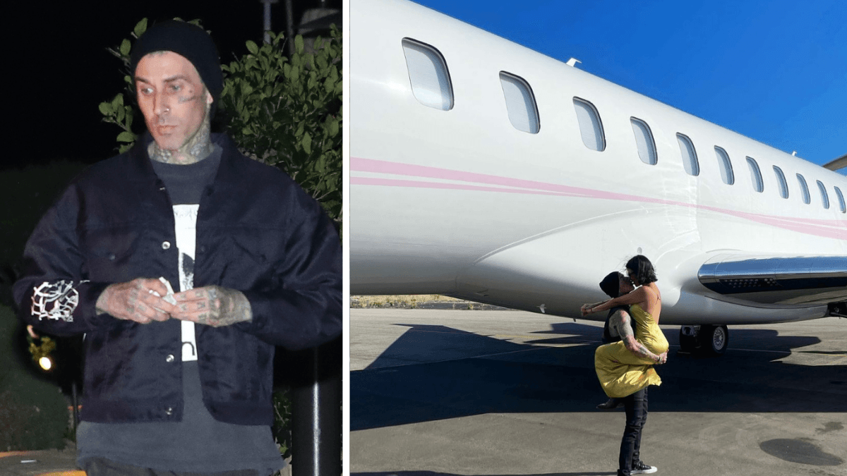 How Kourtney Kardashian Helped Travis Barker Conquer His Darkest Fear