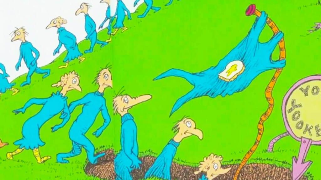 Dr Seuss Yooks and Zooks book page