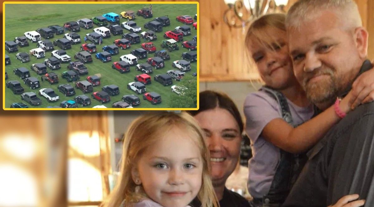 Hundreds of Jeep Enthusiasts Make 9-Year-Old's Wish a Reality by Escorting Her Father's Funeral Procession