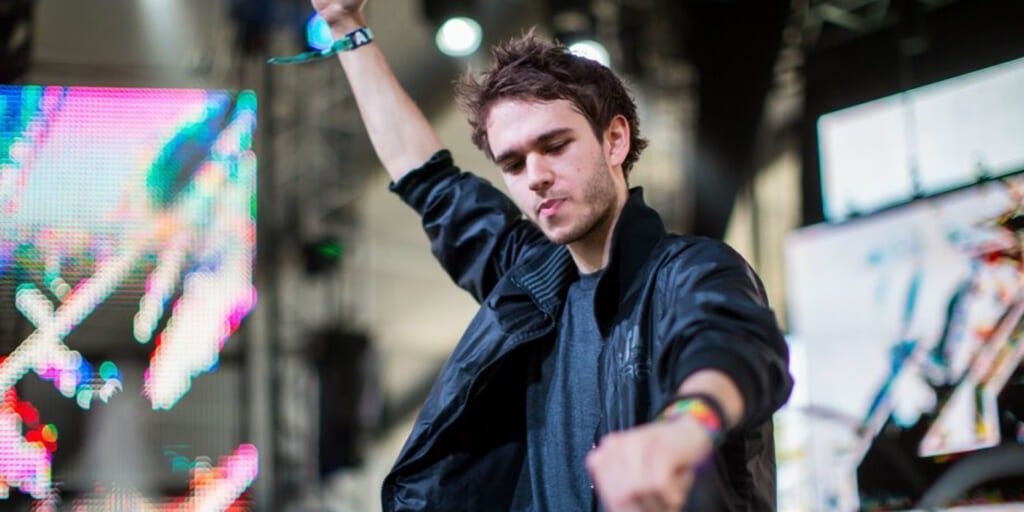 DJ Zedd spinning on a set