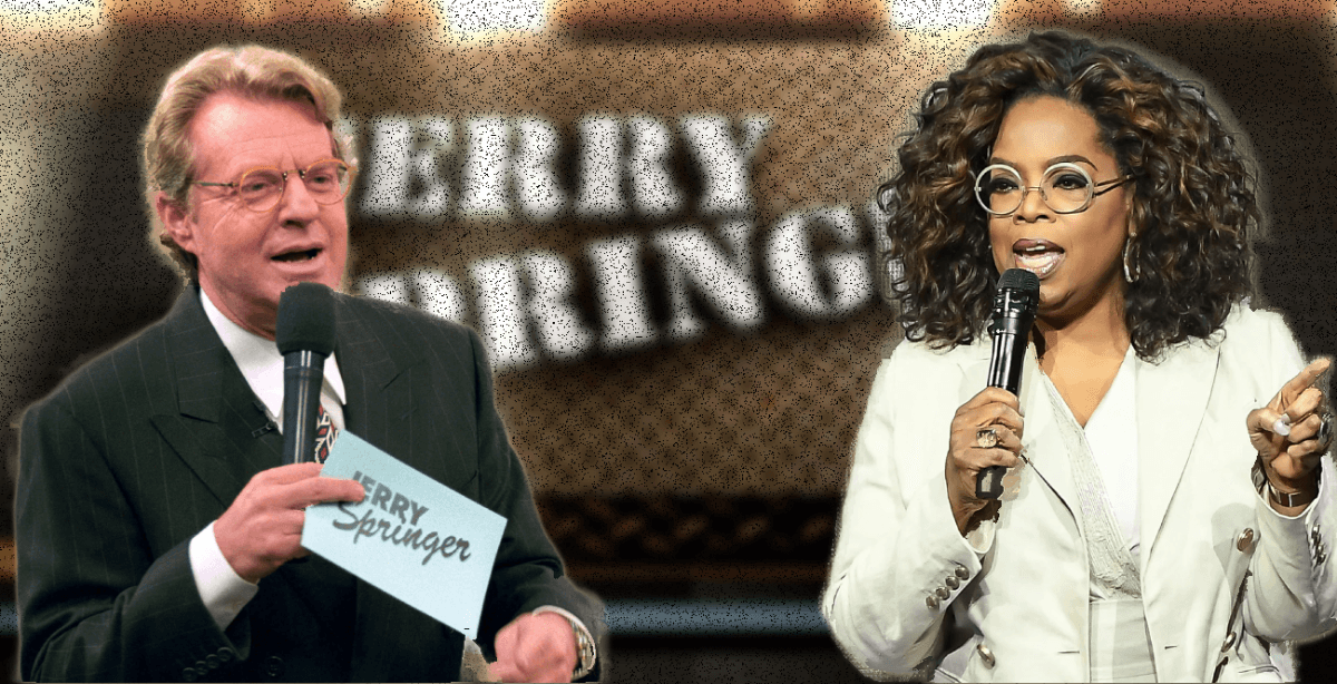 How Jerry Springer Nearly Forced Oprah to QuitAnd Why He Thought He Was Going to Hell Because of It