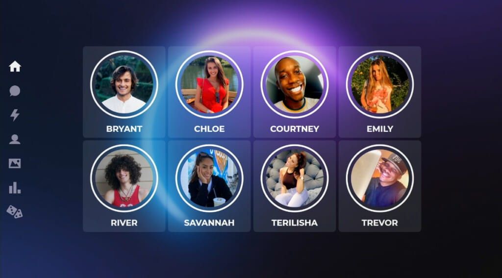 The Circle Homepage Screen