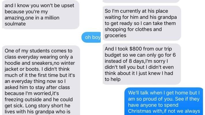 text message screenshots