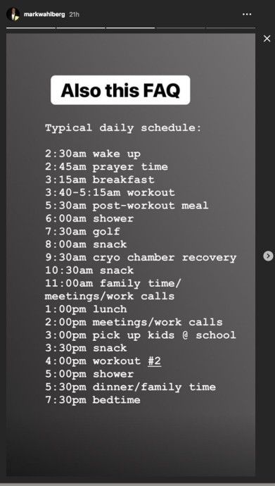 mark-wahlberg-schedule