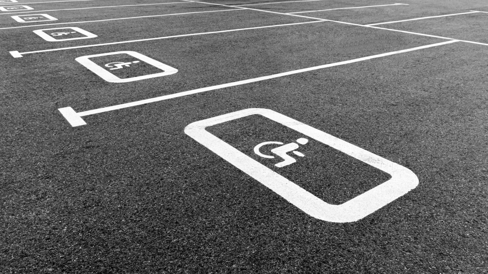 handicap parking lot