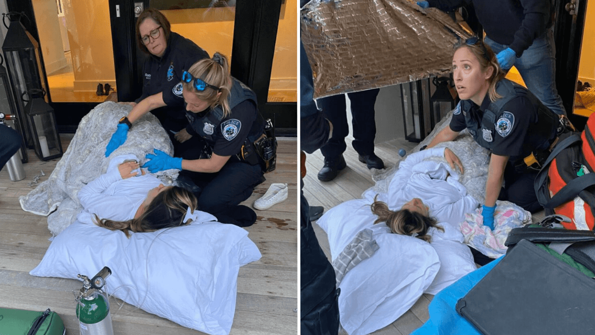 Pregnant Woman Goes Into Labor on the Front Porch of Her House - Police Officer Jumps Into Action and Delivers Her Baby