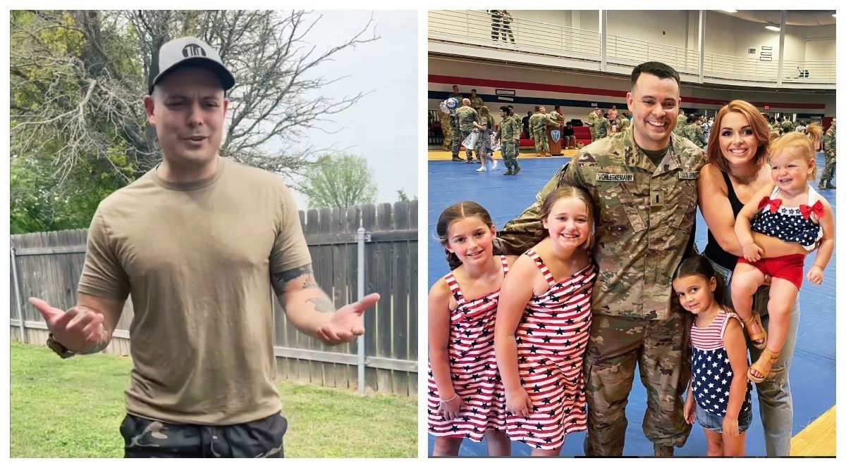 Military Dad Defends His 4 Little Daughters When Strangers Make This Rude Remark